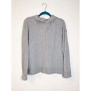 Straight down Gray Lightweight Hoodie XL Pima Cotton Modal Soft Minimalist Golf